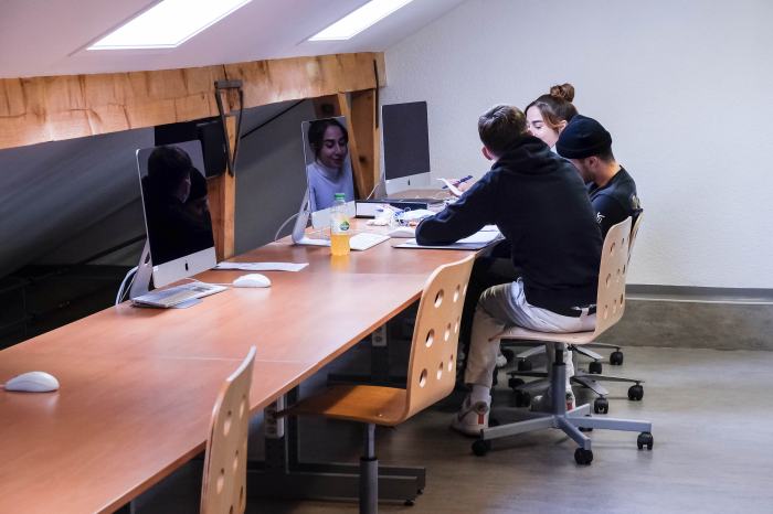 Ambiance de classe, Maturité professionnelle post-CFC, 2020 © David Picard